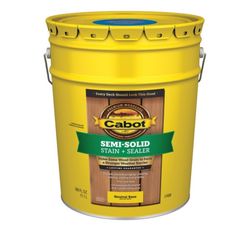 Cabot Tintable Neutral Base Semi-solid Exterior Wood Stain And Sealer In One (5-gallons)