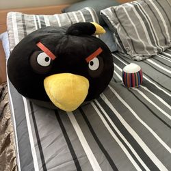 Big giant & new Engry Bird stuffed animal plush toy/pillow by EngryBirds. Very expensive & unique 