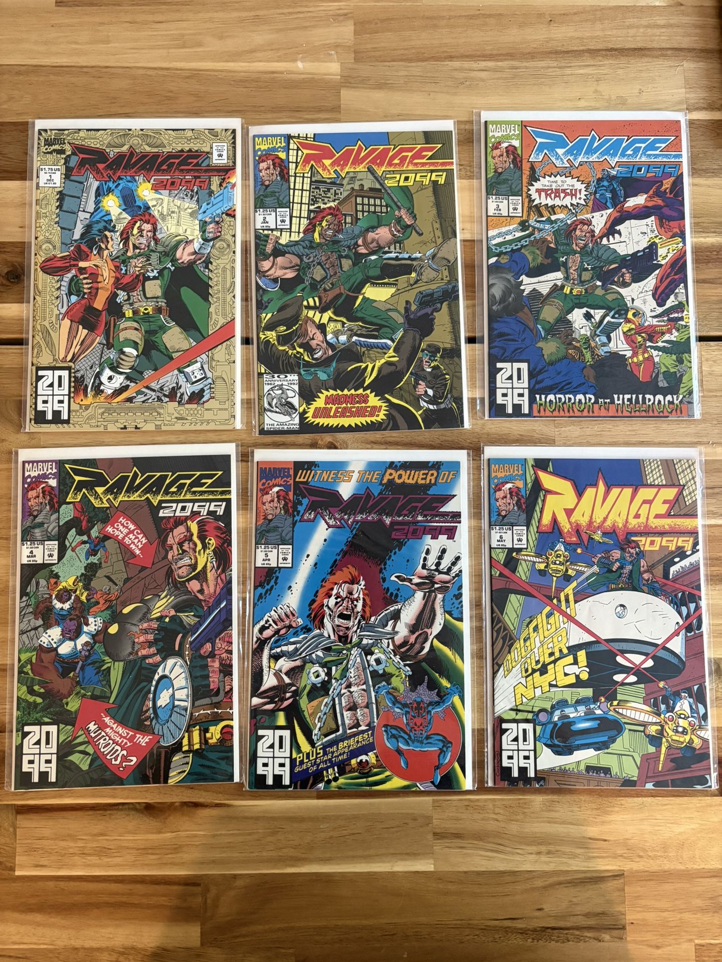 Ravage 2099 1-6 Marvel Comics