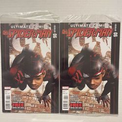  Ultimate Comics All-New Spider-Man Lot 6 Polybag Sealed! 2 copies! 