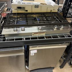 KitchenAid 36” gas cooktop