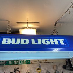 Budlight Pool Table Light $50