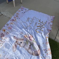 Some bunny is turning 1 sign