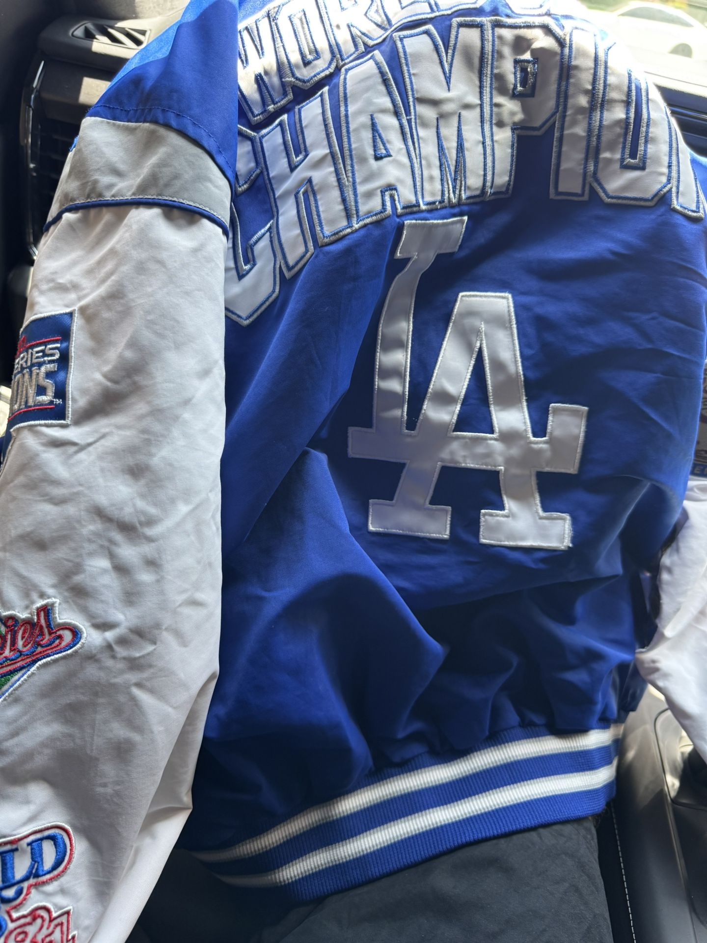Authentic Dodgers Jacket Sz L