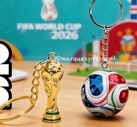 Adidas Mini 2026 World Cup Keychain Set