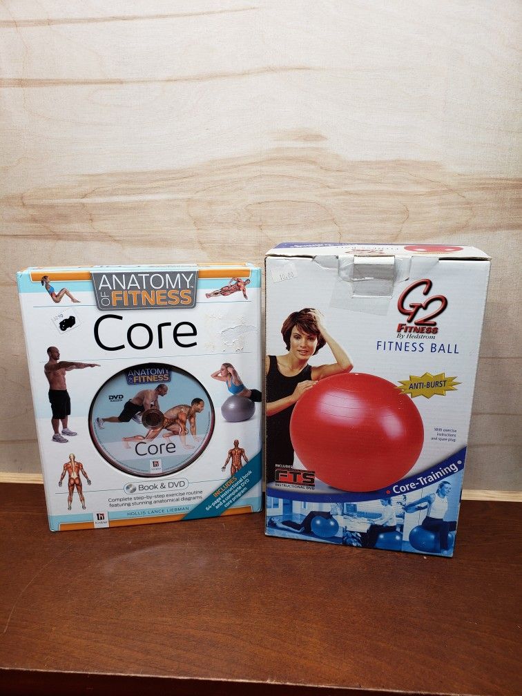 Core Anatomy & G2 Fitness Ball Core Training With DVD'S