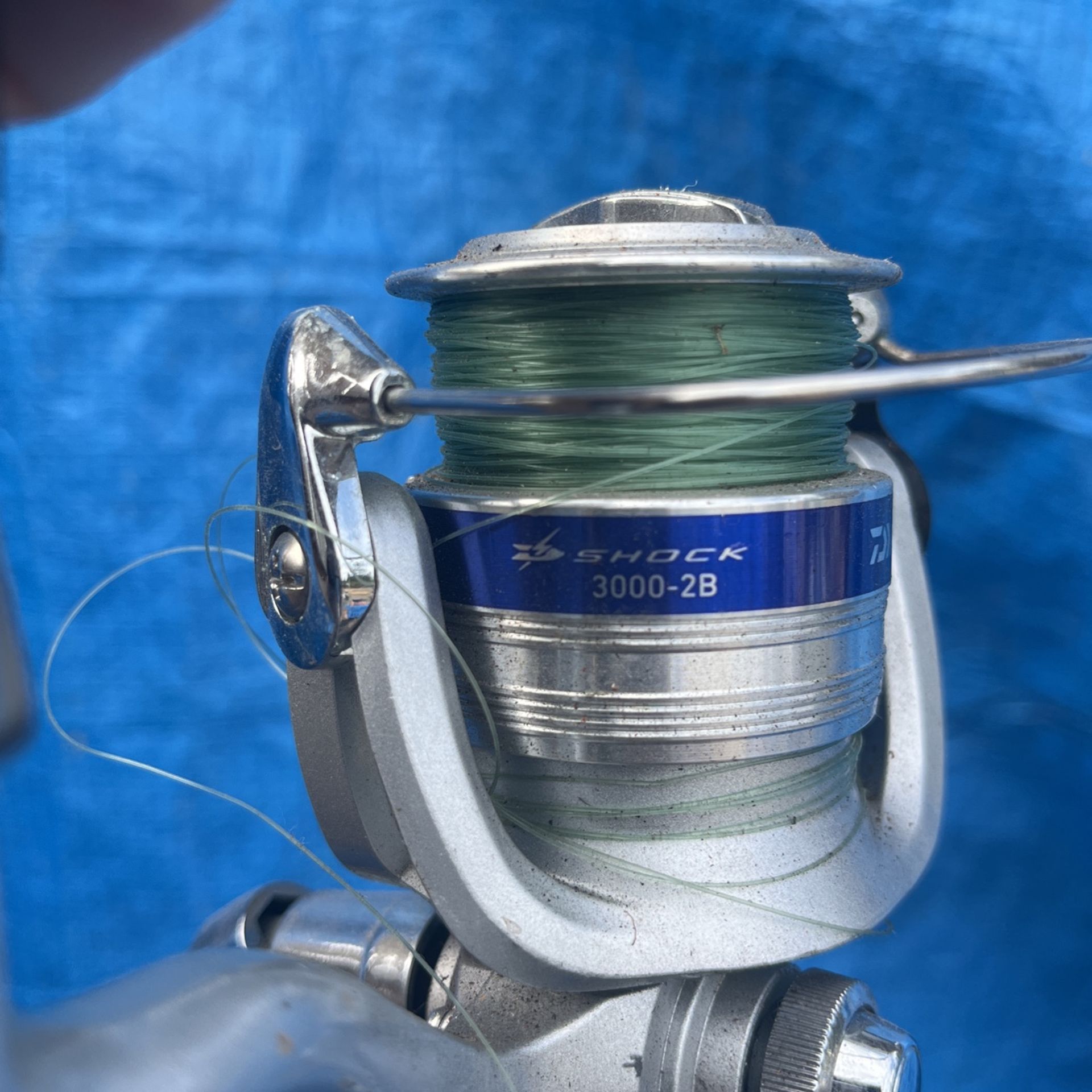 Daiwa Shock 3000-2B Reel And F702M Rod