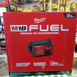 Milwaukee M18 FUEL 18-Volt Lithium-Ion Brushless Cordless 2 Gal. Electric Compact Quiet Compressor (Tool-Only)