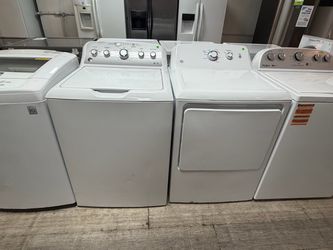GE Top Load Washer and Dryer Set
