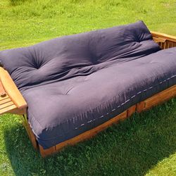Futon 3 Years Old  With End tables On Both Ends