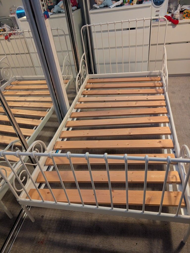 IKEA Bed Frame, Slats, And Mattress