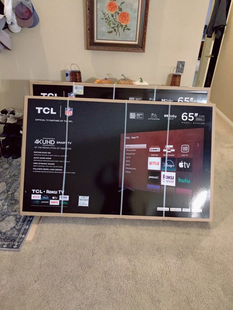 TCL 65" 4K UHD Smart Roku TV