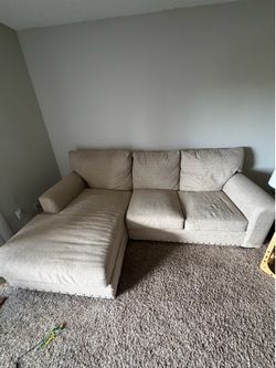 Tan Couch/ 8 FT Long