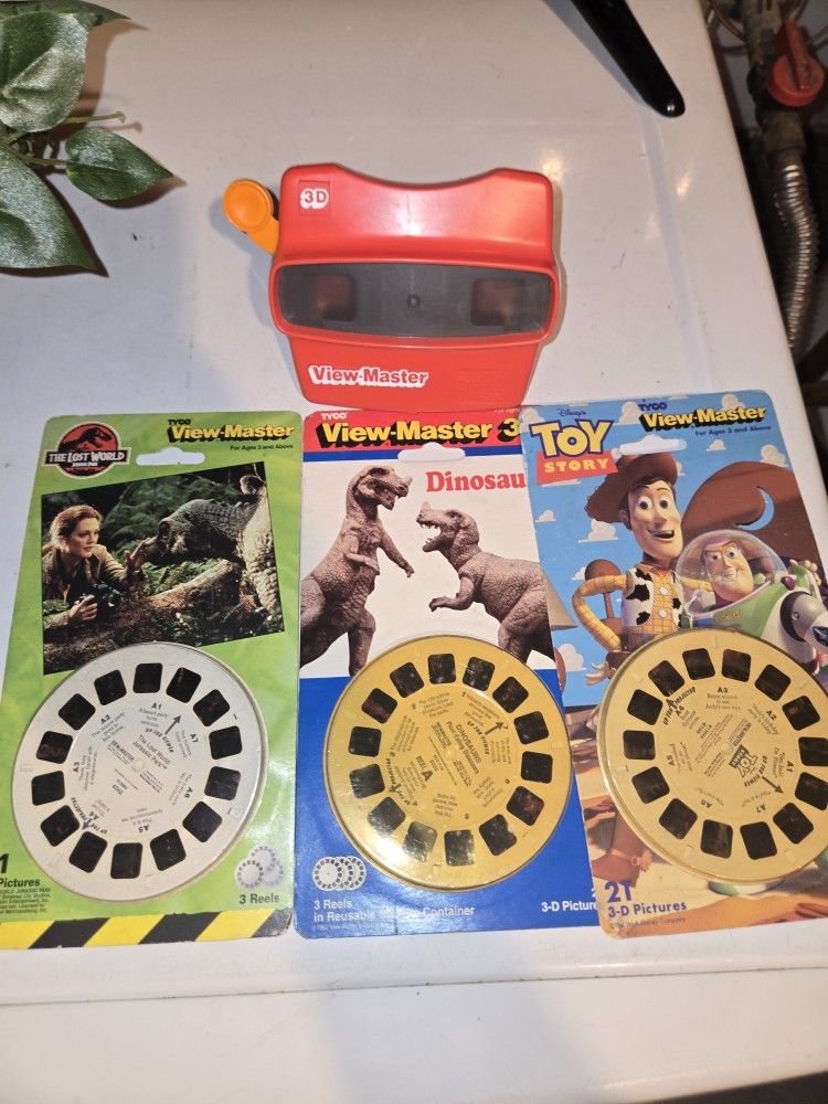 Vintage View Master Lot Viewers And Reel