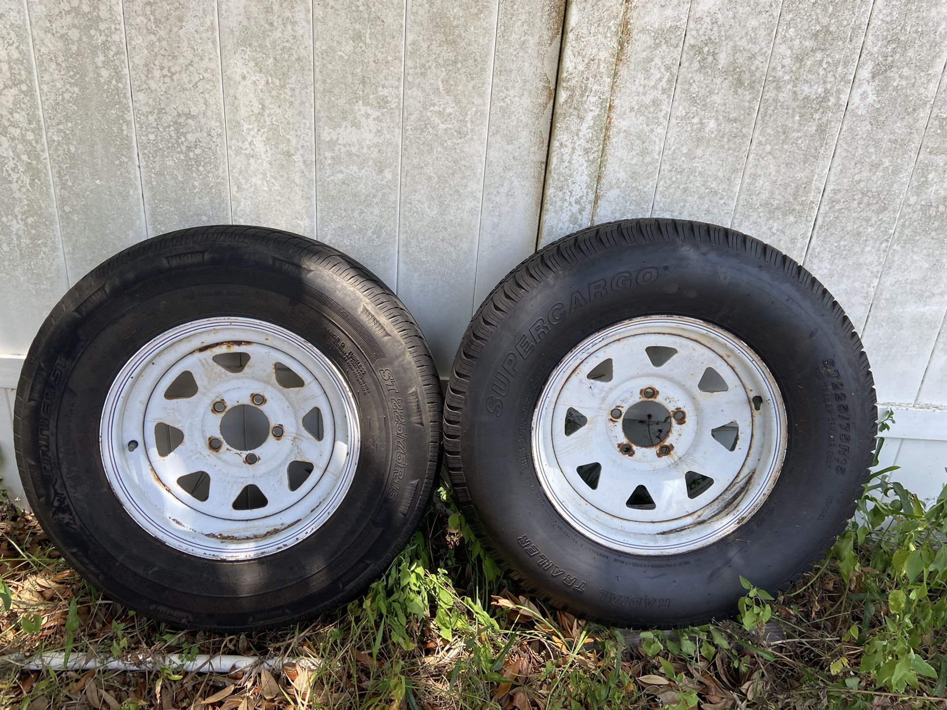 225/75/15 trailer tires & wheels