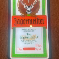 Jaegermeister Electric Neon Light Up Bar Sign 