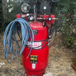Porter Cable 80 Gallon 6hp, 175 Psi ,240volt air compressor