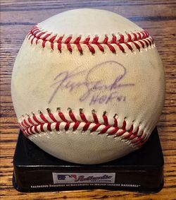 FERGIE JENKINS SIGNED BASEBALL!