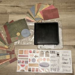 LOT Creative Memories Album - 12 Pages - Paper - Stickers NEW $15