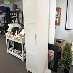 New Wooden 71"x16"x16" Bathroom Pantry Tall Slim Cabinet Linen Closet