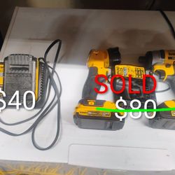 DeWalt Charger + Battery 