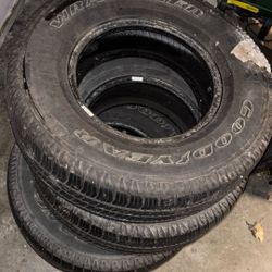 P235/75R15  15” Tires. New Set Of 4