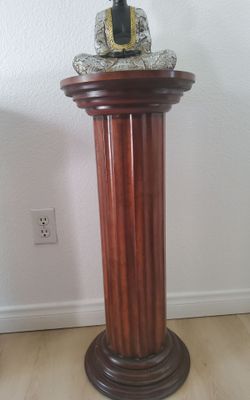 Wooden Display pedestal , plant stand