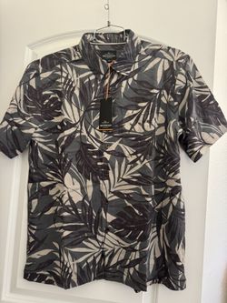 Quiksilver Waterman Mens Hawaiian Button Up Shirts 