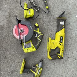 Ryobi tool set