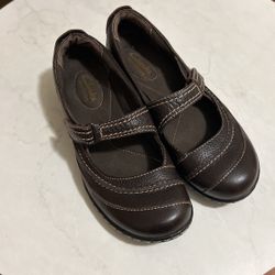 Clarks Bendable Ashland Avenue Mary Jane 62642 Brown Comfort Women 6M
