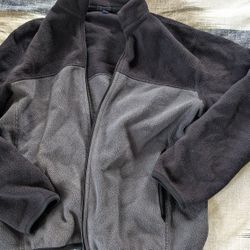 Uniqlo Black And Gray Fleece 