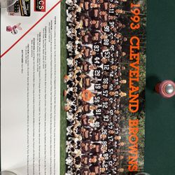1993 Cleveland Browns Poster/Promo  EX
