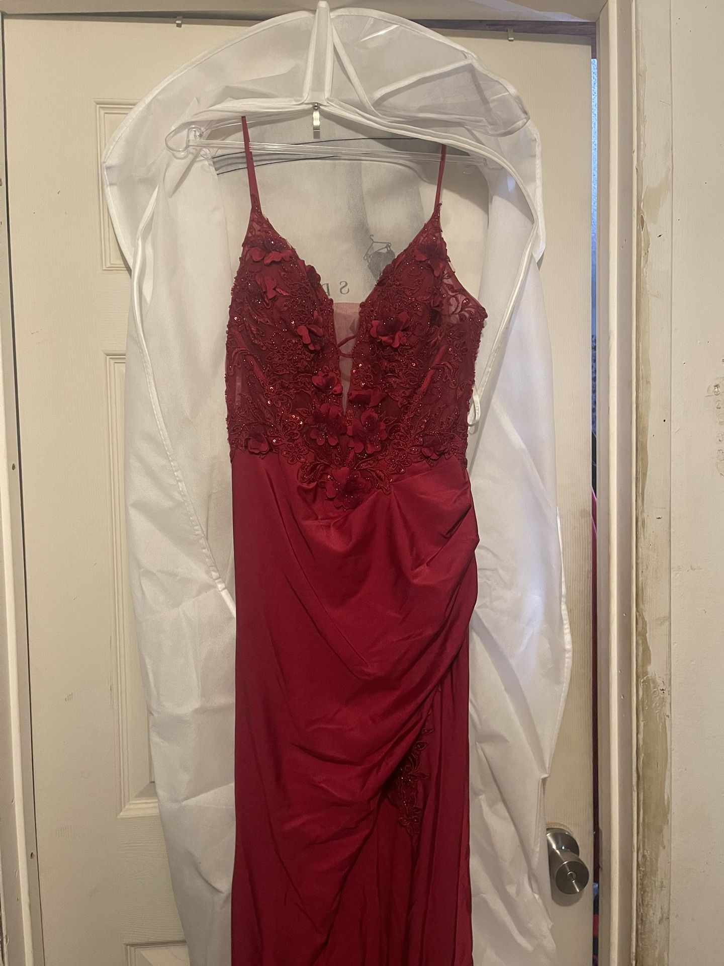 Burgundy Prom dress 