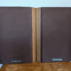 Genesis Physics Model 7 Speakers – Rare Vintage Pair, Great Sound