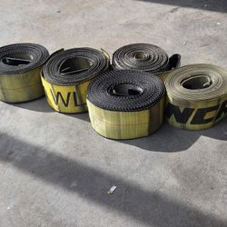 Commercial Truck 4" Inch Tie Down Straps.  In Good Condition!!