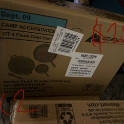 Cast Iron Set- Ozark Trails Brand 