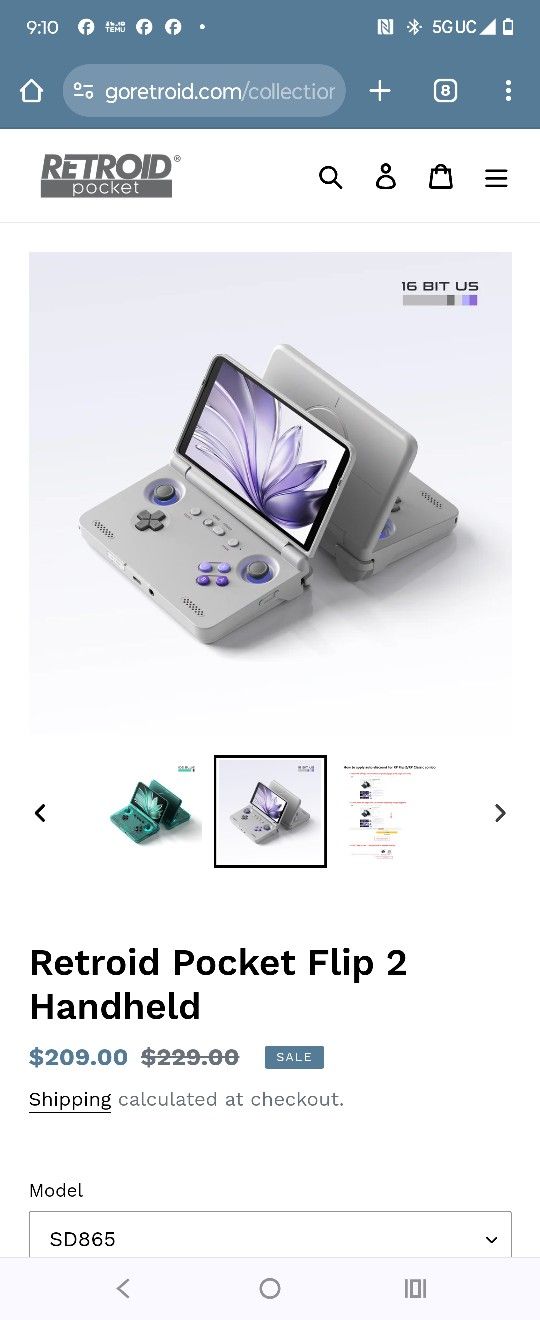 Retroid Flip 2 Brand New 