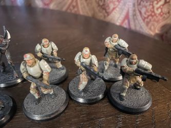 Warhammer 40k miniatures Cadian Shock Troops