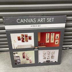 4 Piece Canvass Art Set