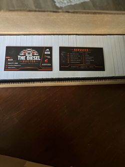 Box of business cards