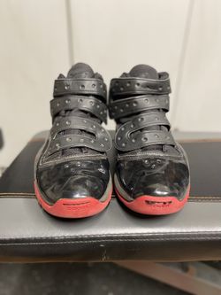 Nike Air Zoom 2008 Sharkley Remix Black Red Mens Basketball