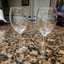 Sutter Home Winery Since 1890 Loggo Wine Glasses