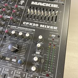 22 Channel Mackie Mixer