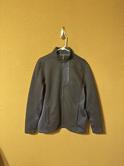 IZOD Men's Advantage Performance Full Zip Fleece Jacket Navy