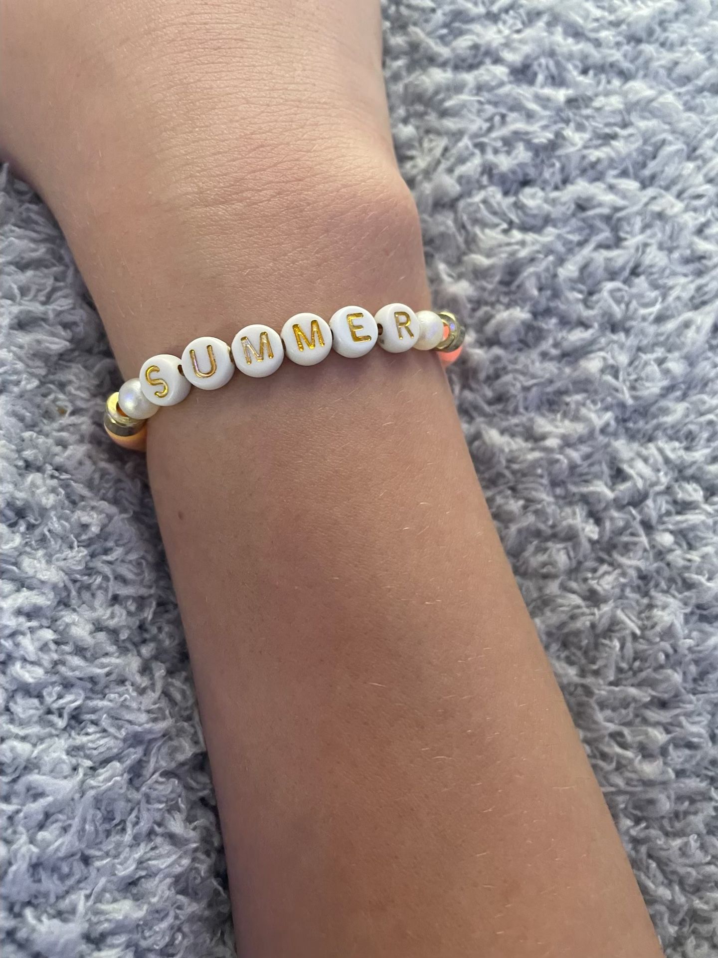 Clay Bead, Summer Bracelet