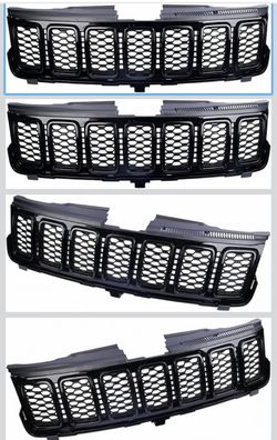 2565 $80  Black Front Grille Honeycomb Upper Bumper Mesh for Jeep Grand Cherokee 2017-2021