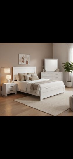 New 4pc Queen Bedroom set