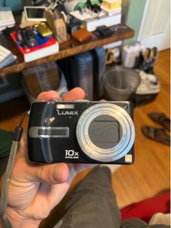 📸 Vintage Panasonic Lumix DMC-TZ3 Digital Camera Black (10x Optical Zoom) + Charger