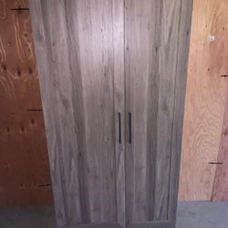 Homeplus Storage Cabinet In Salt Oak Sauder 