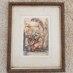 Signed Original Bergsma Framed Print